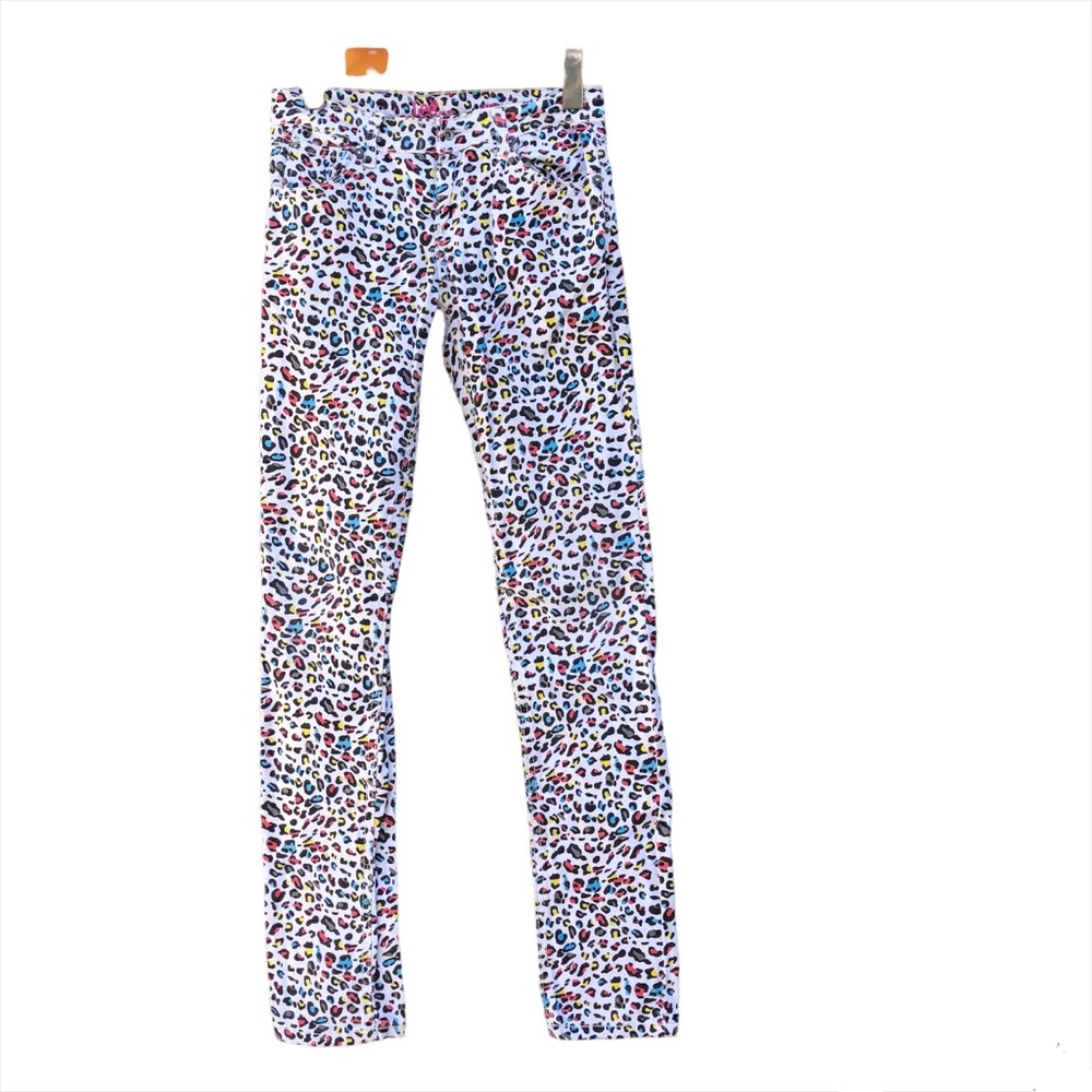 $15 /2 Lee jeans leopard pattern girls skinny leg